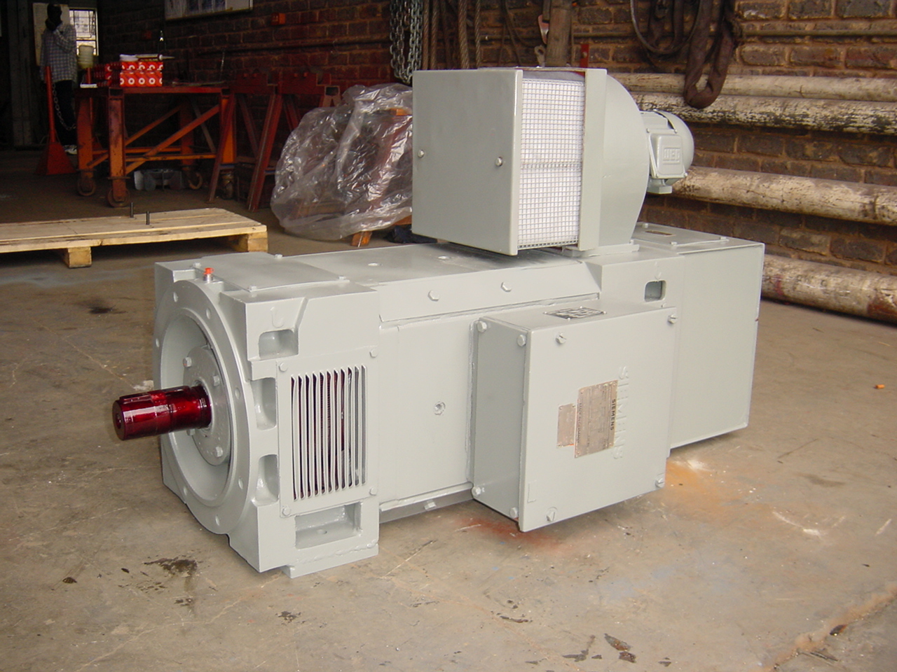 Motor DC reconstruido 70KW